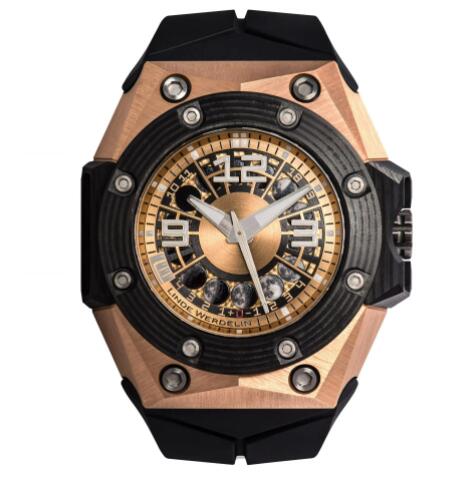 Linde Werdelin Replica OKTOPUS MOON GOLD 3DTP CARBON